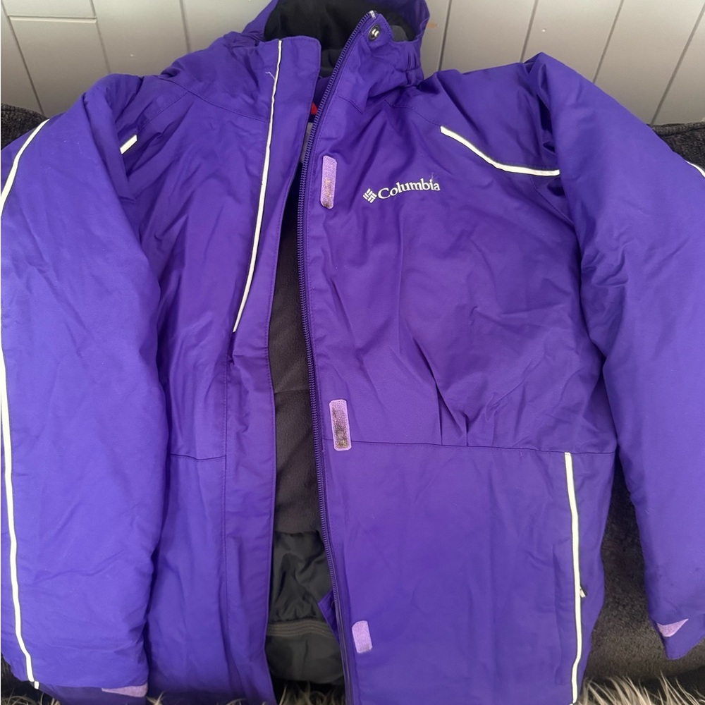 Columbia Kids Puffer Jacket in Vibrant Purple
